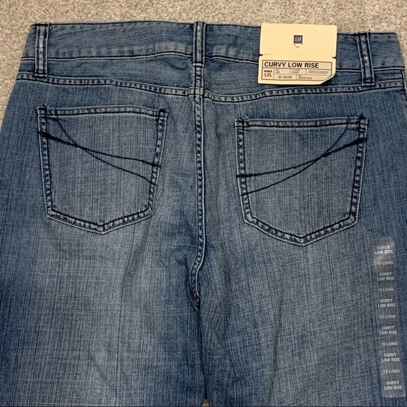 NWT Gap‎ Curvy Low Rise Flared Jeans 12L - Picture 12 of 15